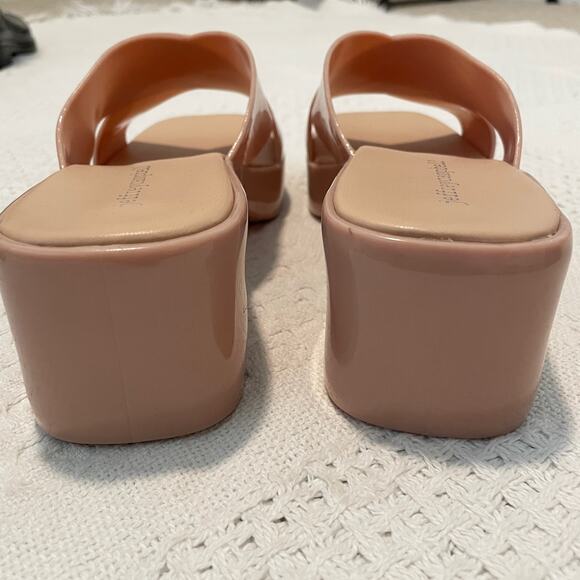 Jeffrey Campbell bubble gum platform cross band strap slides 10 SHELF 4846 - Picture 3 of 10